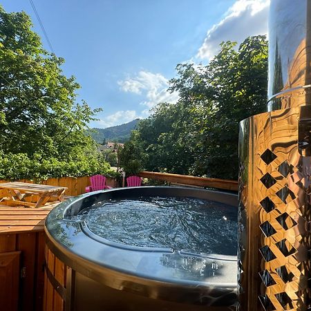 Gite Au Manoir Des Sens Avec Bain Nordique Jacuzzi Bergheim Exterior foto