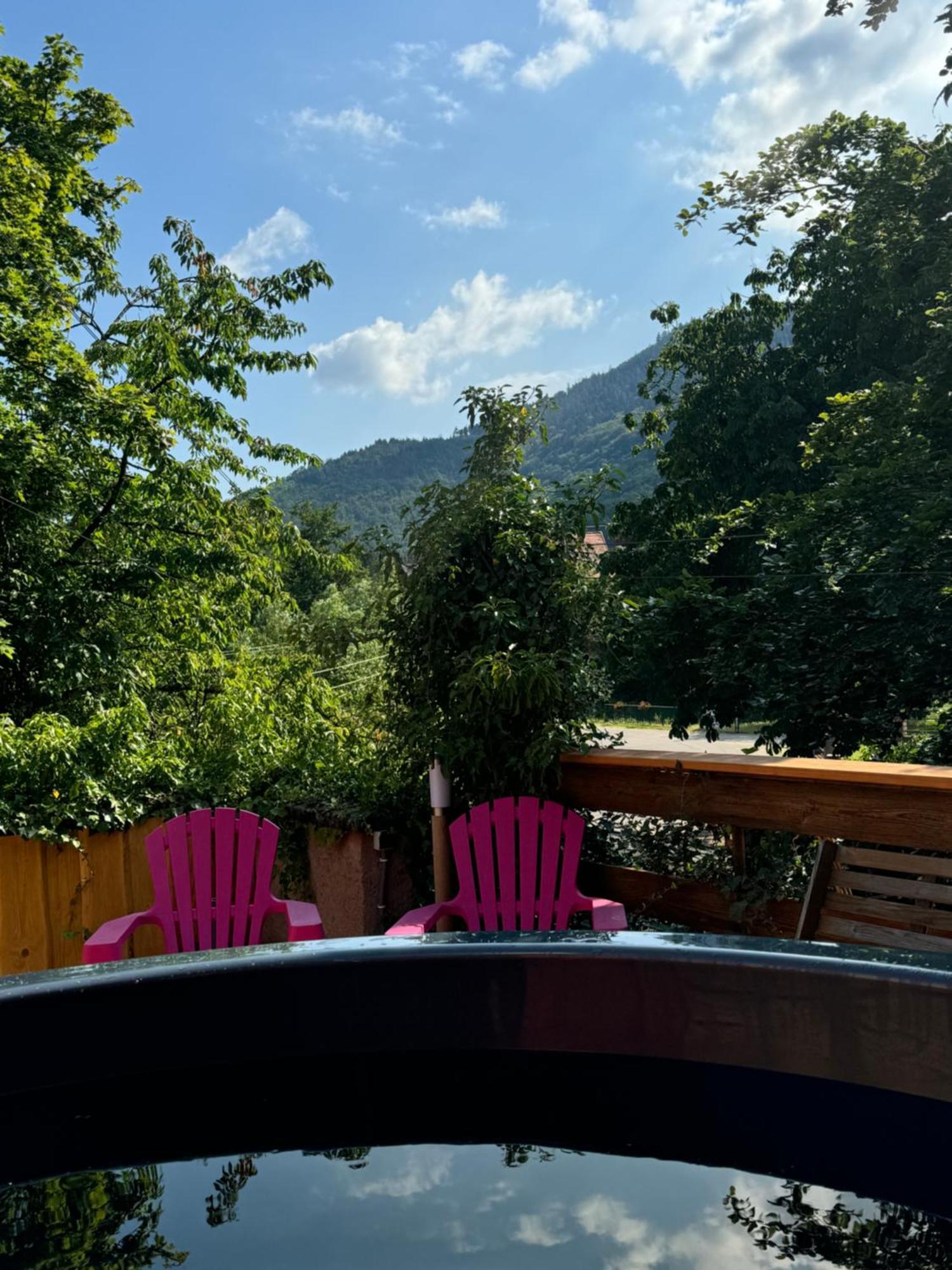 Gite Au Manoir Des Sens Avec Bain Nordique Jacuzzi Bergheim Exterior foto